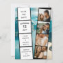 Four Photos Collage Movie Inspiring Save the Date  Invitation