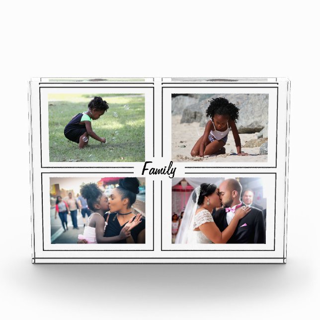 Four Picture Photo Block - HAMbWG (Front)