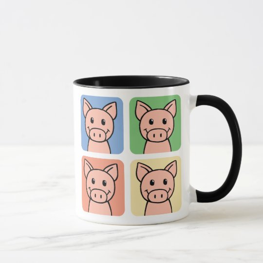 Four Pigs Mug