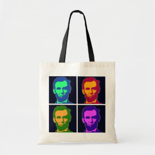 Four Pop Art Abraham Lincolns Tote Bag
