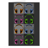 Four Pop Art Headphones (Front)