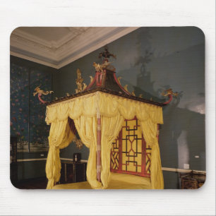 Four Poster Bed, in the Chinese style, 1750s Mouse Pad