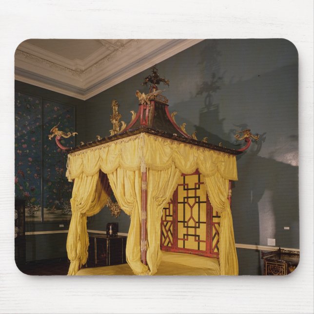 Four Poster Bed, in the Chinese style, 1750s Mouse Pad (Front)