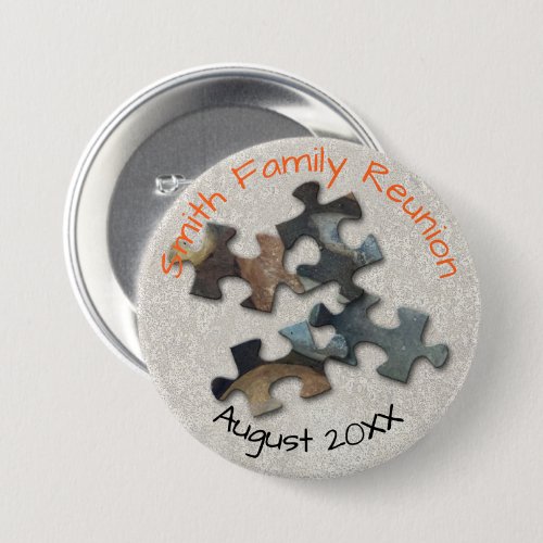 Four Puzzle Pieces Family Reunion Memento
