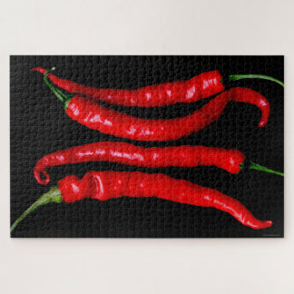 Four Red Chilies 20x30 1014pc jpcna Jigsaw Puzzle