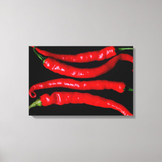 Four Red Chilies 24x16 (60x40cm) waccna Canvas Print
