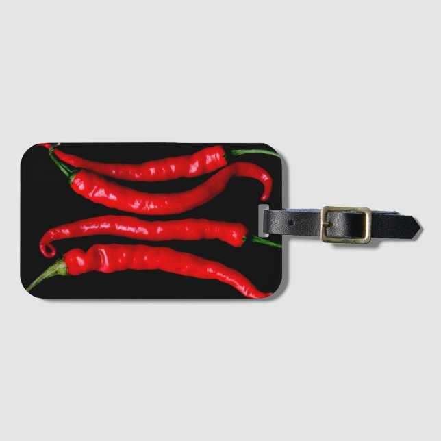 Four Red Chilies bc ltcna Luggage Tag (Front Horizontal)