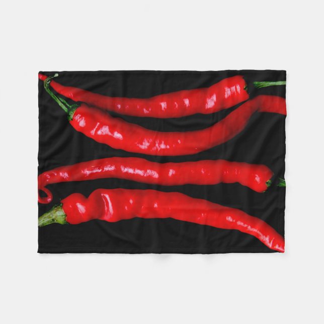 Four Red Chilies fba Fleece Blanket (Front (Horizontal))