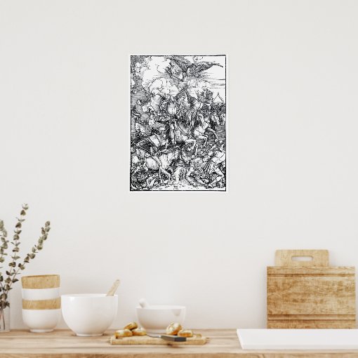 Four Riders of the Apocalypse - Albrecht Durer Poster | Zazzle