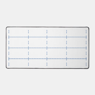 Four Rows by Four Columns Sorting Desk Mats