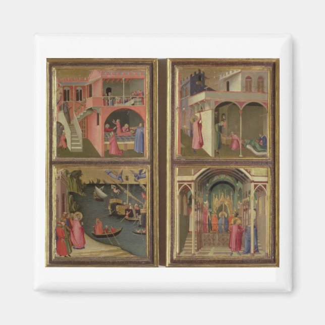 Four Scenes from the Life of St. Nicholas: St. Nic Magnet (Front)