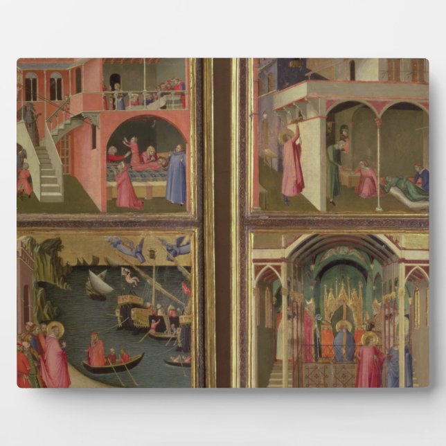 Four Scenes from the Life of St. Nicholas: St. Nic Plaque (Front)