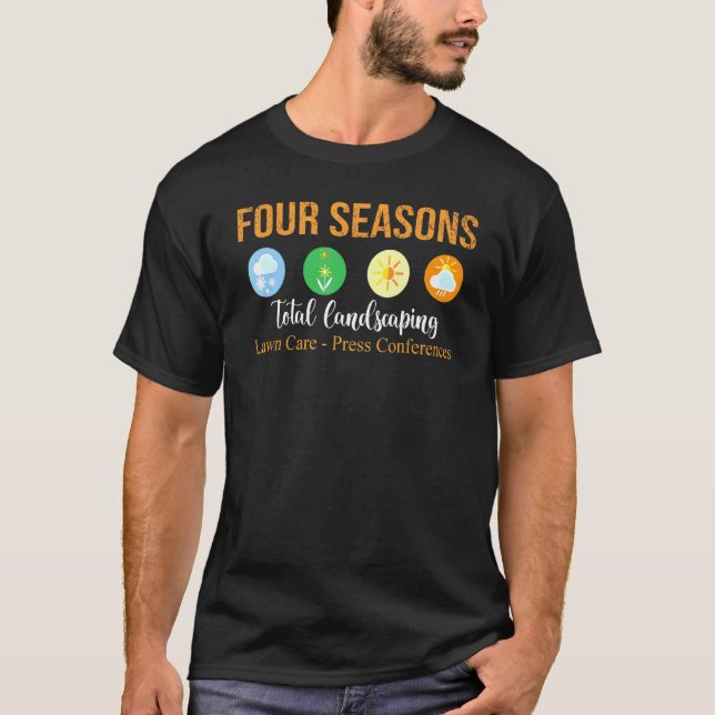 Four Season Total Landscaping  Graphic Unisex Tees (Front)