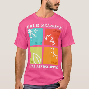 Four Season Total Landscaping Sunset Vintage For T-Shirt
