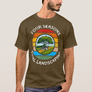 Four Season Total Landscaping Sunset Vintage For T-Shirt