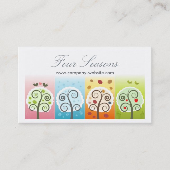 Four Seasons Business Card (Front)