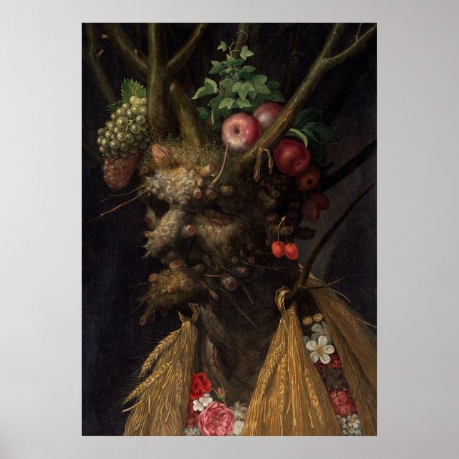 Four Seasons - Giuseppe Arcimboldo Fine Art Poster (Front)