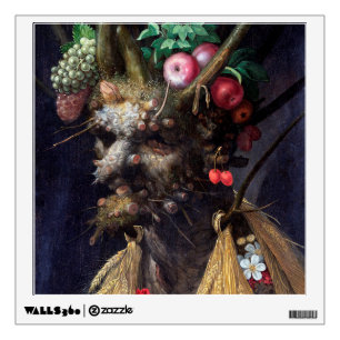 Four Seasons in One Head, Arcimboldo Wall Decal