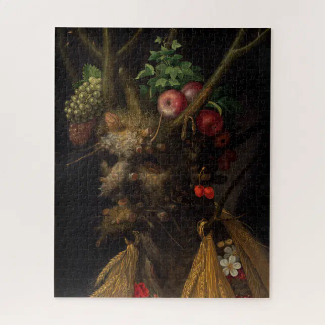 Four Seasons in One Head by Giuseppe Arcimboldo Jigsaw Puzzle | Zazzle
