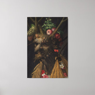 Four Seasons in One Head - Giuseppe Arcimboldo Canvas Print