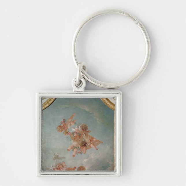 Four Seasons in the Salle du Conseil  - Spring Keychain (Front)