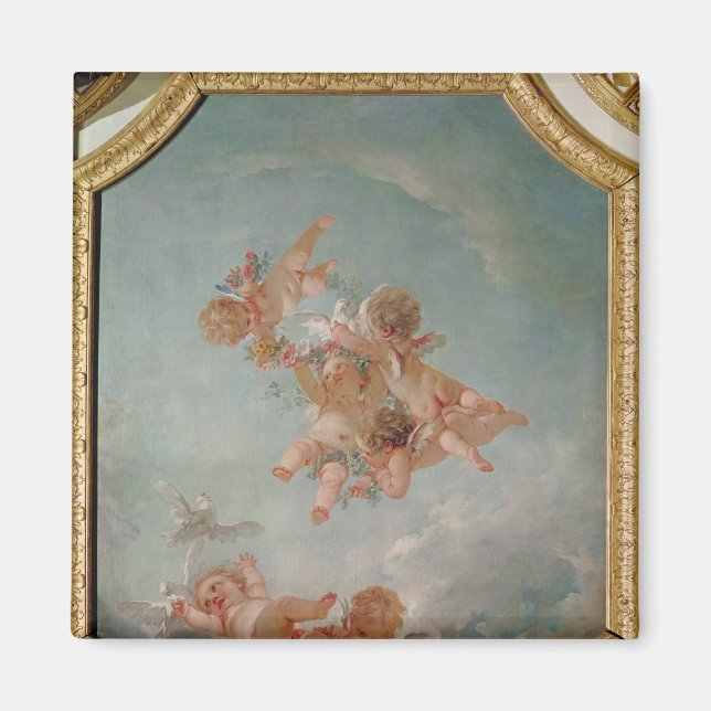 Four Seasons in the Salle du Conseil  - Spring Magnet (Front)