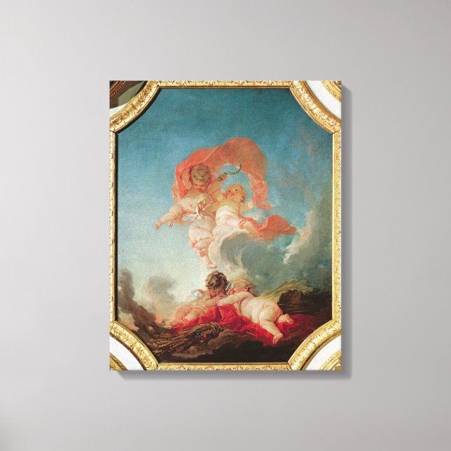 Four Seasons in the Salle du Conseil  - Summer Canvas Print (Front)