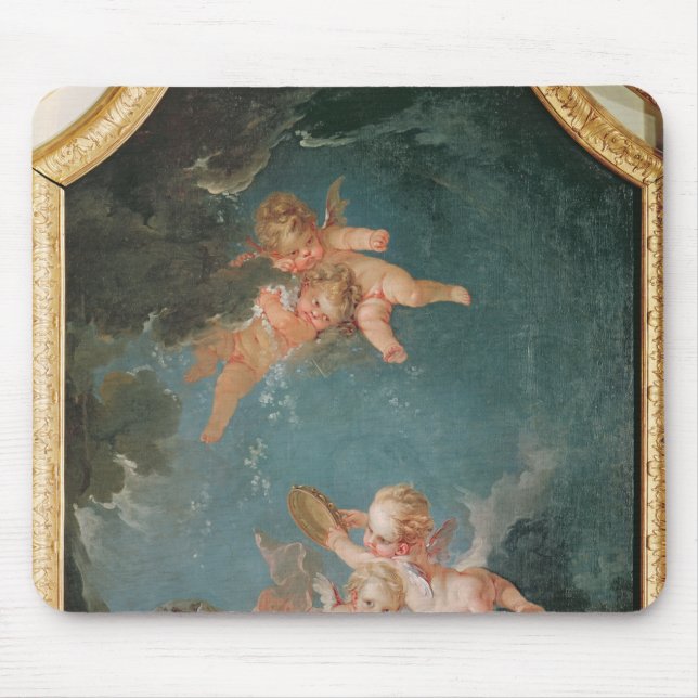 Four Seasons in the Salle du Conseil  - Winter Mouse Pad (Front)