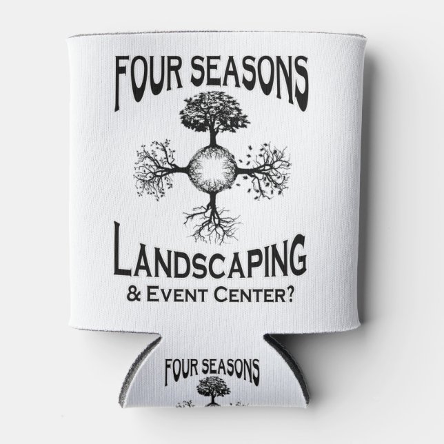 Four Seasons Landscaping Can Cooler (Front)