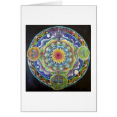 Four Seasons Mandala- Earth Day Greeting Card (Front)