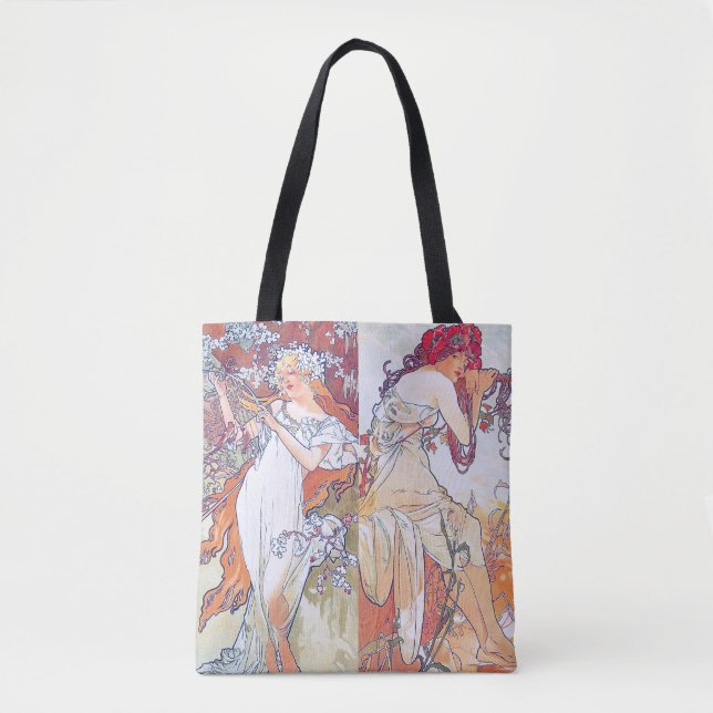 Four Seasons, Mucha Tote Bag (Front)