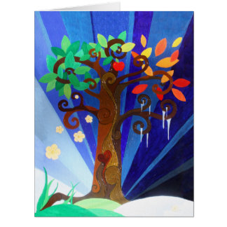 Four Seasons New Years card