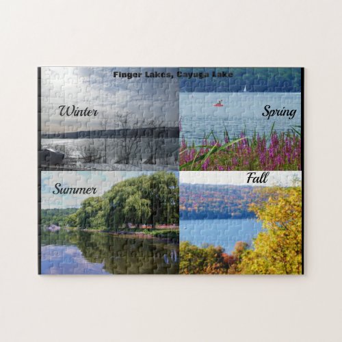 FOUR SEASONS ON CAYUGA LAKE Puzzle