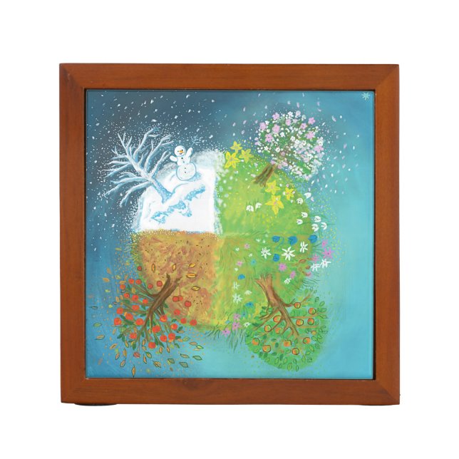 Four Seasons on Earth   Desk Organizer (Front)