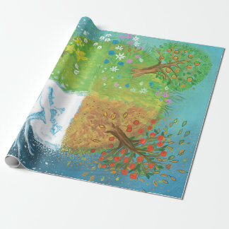 Four Seasons on Earth  Wrapping Paper