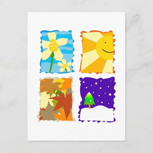 Four Seasons Postcard (Front)