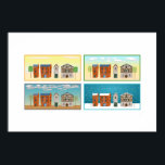 Four Seasons  Poster<br><div class="desc">Unique four seasons wall art.</div>