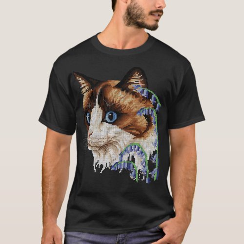 Four Seasons Spring Ragdoll Cat T_Shirt