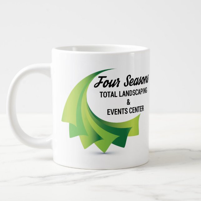 Four Seasons Total Landscaping Giant Coffee Mug (Left)