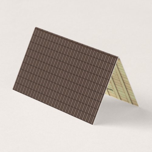 Four_Sided Roofing Construction Brown Roof Company Business Card