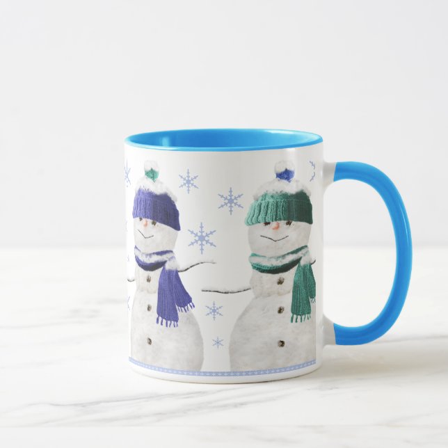Four Snowmen Christmas Mug (Right)