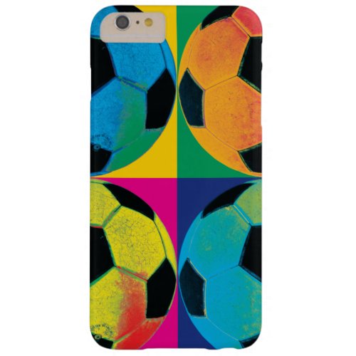 Four Soccer Balls in Different Colors Barely There iPhone 6 Plus Case