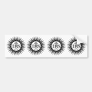 FOUR Society of Jesus (Jesuits) Bumper Sticker