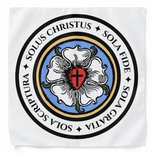 Four Solas - Lutheran Bandana (Front)