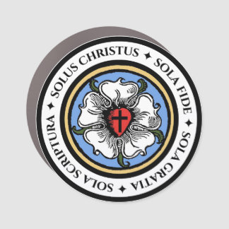 Four Solas - Lutheran Car Magnet