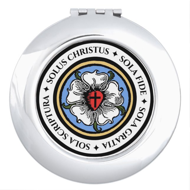 Four Solas - Lutheran Compact Mirror (Front)
