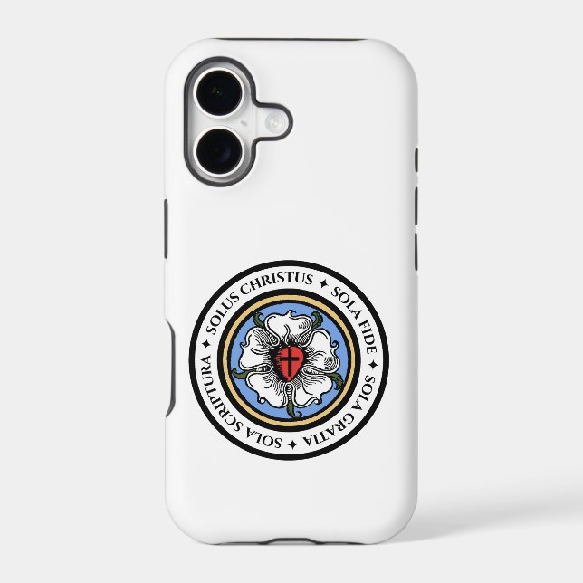Four Solas - Lutheran Iphone Case (Back)