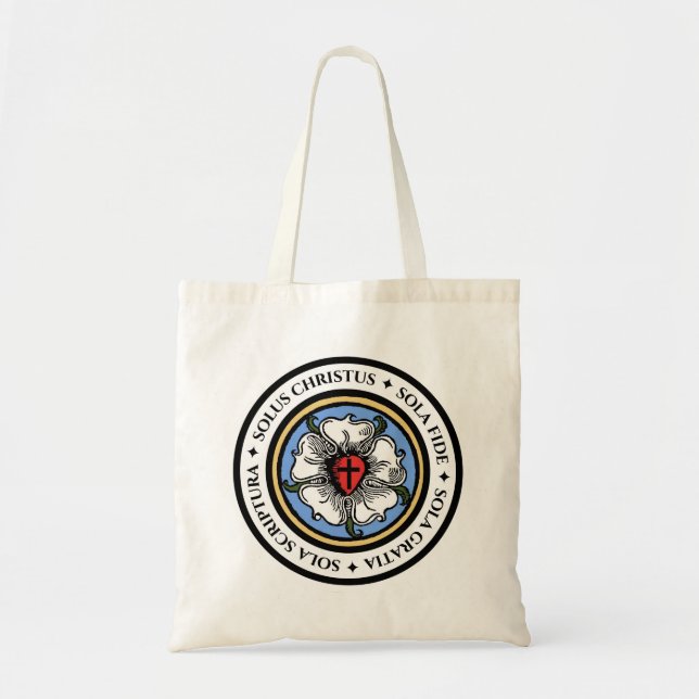 Four Solas - Lutheran Tote Bag (Front)