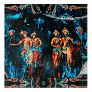 Four Space Dancers Art