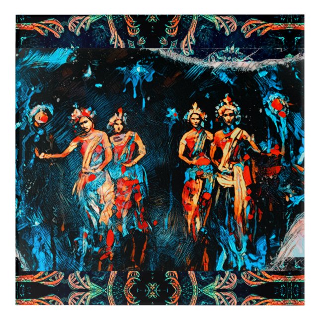 Four Space Dancers Art (Front)